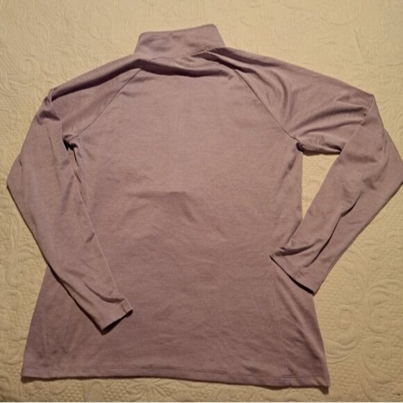 Under Armour women's size XL loose long sleeve 1/4 zip shirt heat gear, EUC - Picture 3 of 3